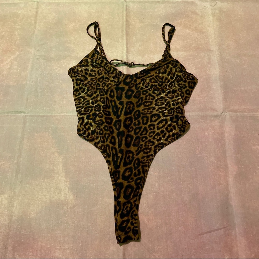 Boohoo Leopard Bodysuit